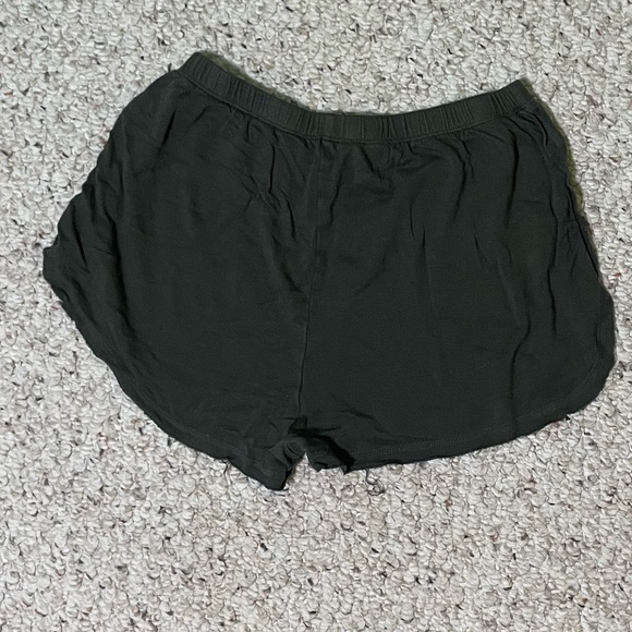 Green Lounge Shorts - Picture 2 of 2